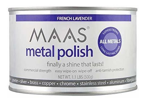 Pulidores De Metal - Maas Metal Polish 1.1 Lb Lata Con Paño